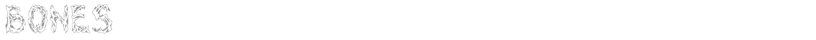 Old Bones font preview